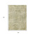8' X 10' Sage And Beige Abstract Washable Indoor Outdoor Area Rug - 880016506075