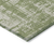 9' X 12' Green And Beige Abstract Washable Indoor Outdoor Area Rug