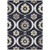 9' X 12' Black Ivory And Taupe Medallion Washable Indoor Outdoor Area Rug - Black, Ivory, Taupe