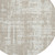 8' Taupe And Ivory Round Abstract Washable Indoor Outdoor Area Rug - 608219205690