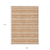 9' X 12' Terra Cotta And Beige Southwestern Washable Indoor Outdoor Area Rug