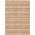 9' X 12' Terra Cotta And Beige Southwestern Washable Indoor Outdoor Area Rug
