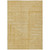 8' X 10' Gold And Ivory Geometric Washable Indoor Outdoor Area Rug Transitional Style - Gold, Ivory Color