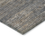 9' X 12' Pewter Striped Washable Indoor Outdoor Area Rug