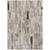9' X 12' Taupe And Gray Striped Washable Indoor Outdoor Area Rug