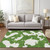 8' X 10' Green And Ivory Abstract Washable Indoor Outdoor Area Rug - 880016634860