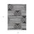 8' X 10' Black And White Abstract Washable Indoor Outdoor Area Rug