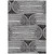 8' X 10' Black And White Abstract Washable Indoor Outdoor Area Rug