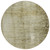 8' Taupe Beige And Chocolate Round Abstract Washable Indoor Outdoor Area Rug