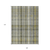 9' X 12' Gray Plaid Washable Non Skid Indoor Outdoor Area Rug