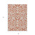 8' X 10' Salmon And Ivory Floral Washable Indoor Outdoor Area Rug