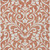 8' X 10' Salmon And Ivory Floral Washable Indoor Outdoor Area Rug
