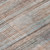 8' Copper Gray And Blue Round Striped Washable Indoor Outdoor Area Rug