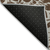10' X 14' Brown and Ivory Floral Washable Non Skid Indoor Outdoor Area Rug