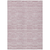 9' X 12' Blush Pink And Beige Striped Washable Indoor Outdoor Area Rug