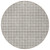 8' Taupe And Gray Round Geometric Washable Indoor Outdoor Area Rug