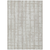 9' X 12' Taupe And Beige Striped Washable Indoor Outdoor Area Rug