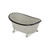 Petite Light Gray Bathtub Decor Piece - 808230079632