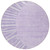 8' Lavender And Purple Round Abstract Washable Indoor Outdoor Area Rug
