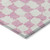 9' X 12' Pink And Ivory Geometric Washable Indoor Outdoor Area Rug - Pink, Ivory