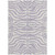 9' X 12' Lavender And Ivory Animal Print Washable Indoor Outdoor Area Rug