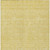 8' X 10' Yellow Gold And Ivory Floral Washable Indoor Outdoor Area Rug
