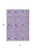 8' X 10' Lavender Ivory And Blue Geometric Washable Indoor Outdoor Area Rug