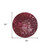 8' Merlot Blush And Gray Round Abstract Washable Indoor Outdoor Area Rug