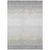 8' X 10' Silver Gray And Beige Striped Washable Indoor Outdoor Area Rug