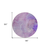 8' Round Purple Round Abstract Washable Non Skid Indoor Outdoor Area Rug