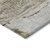9' X 12' Taupe Gray And Brown Abstract Washable Indoor Outdoor Area Rug