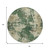 8' Fern Green And Beige Round Abstract Washable Indoor Outdoor Area Rug - Fern Green, Beige