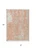 10' X 14' Coral And Ivory Abstract Washable Indoor Outdoor Area Rug - Coral, Ivory