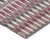 8' X 10' Mauve Merlot And Ivory Southwestern Washable Indoor Outdoor Area Rug