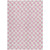 10' X 14' Pink And Ivory Geometric Washable Indoor Outdoor Area Rug - Pink, Ivory
