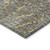 10' X 14' Gold And Gray Abstract Washable Indoor Outdoor Area Rug