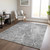 10' X 14' Pewter Charcoal And Ivory Geometric Washable Indoor Outdoor Area Rug