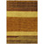 8' X 10' Terra Cotta Gold And Brown Abstract Washable Indoor Outdoor Area Rug