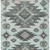 9' X 12' Mint Green And Charcoal Tribal Washable Indoor Outdoor Area Rug