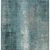 9' X 12' Teal Blue And Ivory Abstract Washable Indoor Outdoor Area Rug - Teal Blue, Ivory