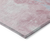 9' X 12' Blush Ivory And Blue Abstract Washable Indoor Outdoor Area Rug
