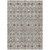 8' X 10' Taupe Gray And Gold Geometric Washable Indoor Outdoor Area Rug