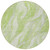 8' Green And Ivory Round Abstract Washable Indoor Outdoor Area Rug Transitional Style - Green, Ivory Color