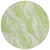 8' Green And Ivory Round Abstract Washable Indoor Outdoor Area Rug - 608219314828