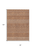 8' X 10' Orange And Ivory Chevron Washable Indoor Outdoor Area Rug