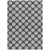 9' X 12' Charcoal And Ivory Polka Dot Washable Indoor Outdoor Area Rug