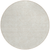 8' Ivory And Beige Round Floral Washable Indoor Outdoor Area Rug