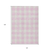 10' X 14' Pink And Gray Plaid Washable Indoor Outdoor Area Rug
