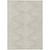 10' X 14' Beige And Ivory Geometric Washable Indoor Outdoor Area Rug