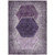 8' X 10' Eggplant Purple And Lavender Geometric Washable Indoor Outdoor Area Rug